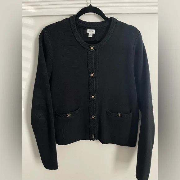 J. Crew Cotton Lady Sweater size L - Picture 5 of 9